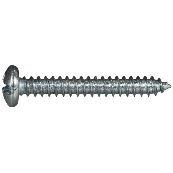Midwest Fastener Sheet Metal Screw, #8 x 1-1/4 in, Zinc Plated Steel Pan Head Combination Phillips/Slotted Drive 67606 - main